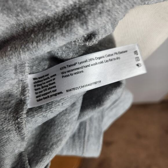 Eileen Fisher Crewneck Sweatshirt Womens Size Small Gray Organic Tencel Blend - Picture 8 of 10